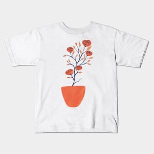 Potted Camellias Kids T-Shirt